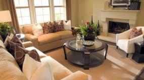 Interior of a newer home